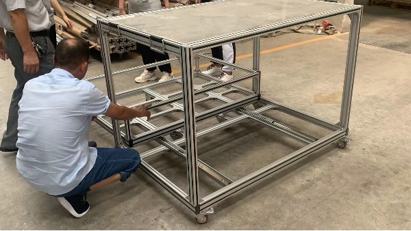 鋁型材移動設備桌 鋁型材移動設備桌